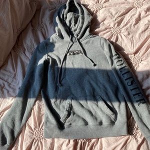 Dark Grey Hollister Floral Hoodie